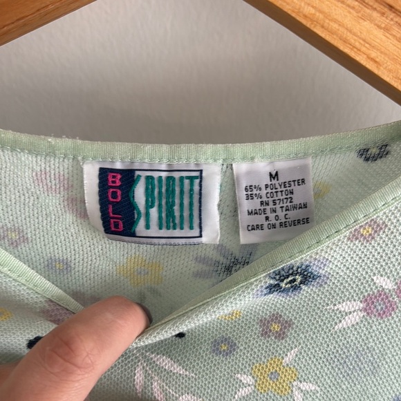 BOLO SPIRIT VINTAGE | Floral Patterned Top Medium - Picture 3 of 7